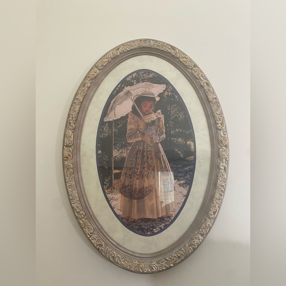 Framed antique design picture